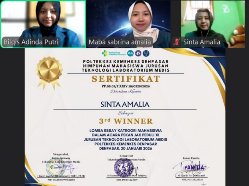 Tim Solar-Rad pada saat sesi awarding pada Jumat (30/1/2026). (Foto: Istimewa)