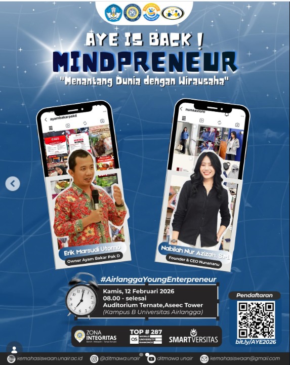 MINDPRENEUR : “Menantang Dunia dengan Wirausaha”