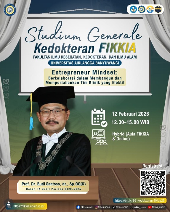 Studium Generale Kedokteran FIKKIA: Berkolaborasi dalam Membangun dan Mempertahankan Tim Klinik yang Efektif