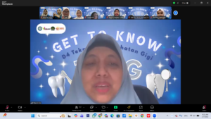 Dekan Fakultas Vokasi Universitas Airlangga, Prof Dr Dian Yulie Reindrawati SSos MM PhD memberikan sambutan sekaligus membuka acara "Get to Know D4 Teknologi Kesehatan Gigi" Surabaya, Minggu (8/3/2026). (Foto: Dokumentasi Panitia)