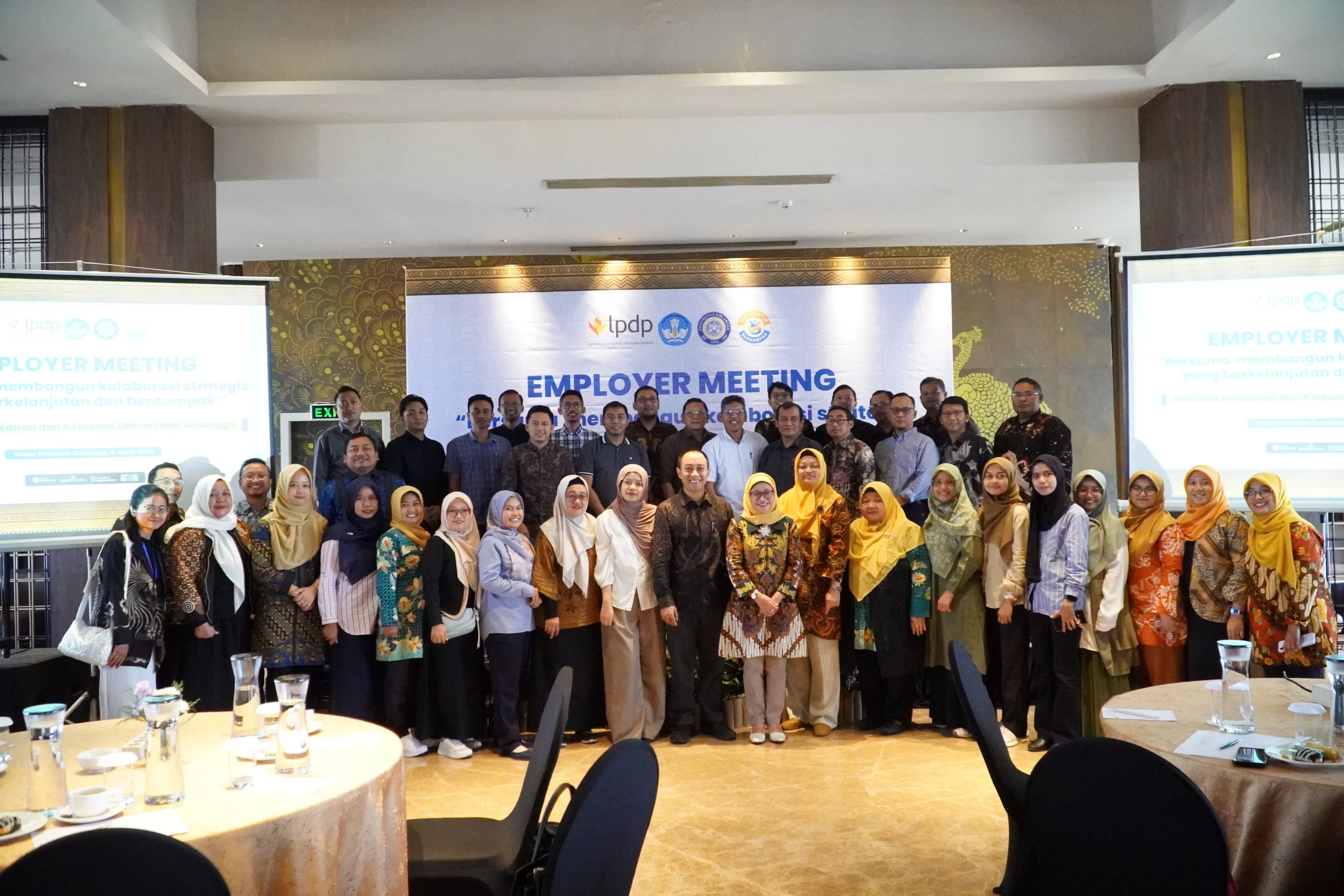 FPK UNAIR hosted an employer meeting with stakeholders and alumni at Hotel Morazen Surabaya on Sunday, April 5, 2026 (Photo: FPK Public Relations).