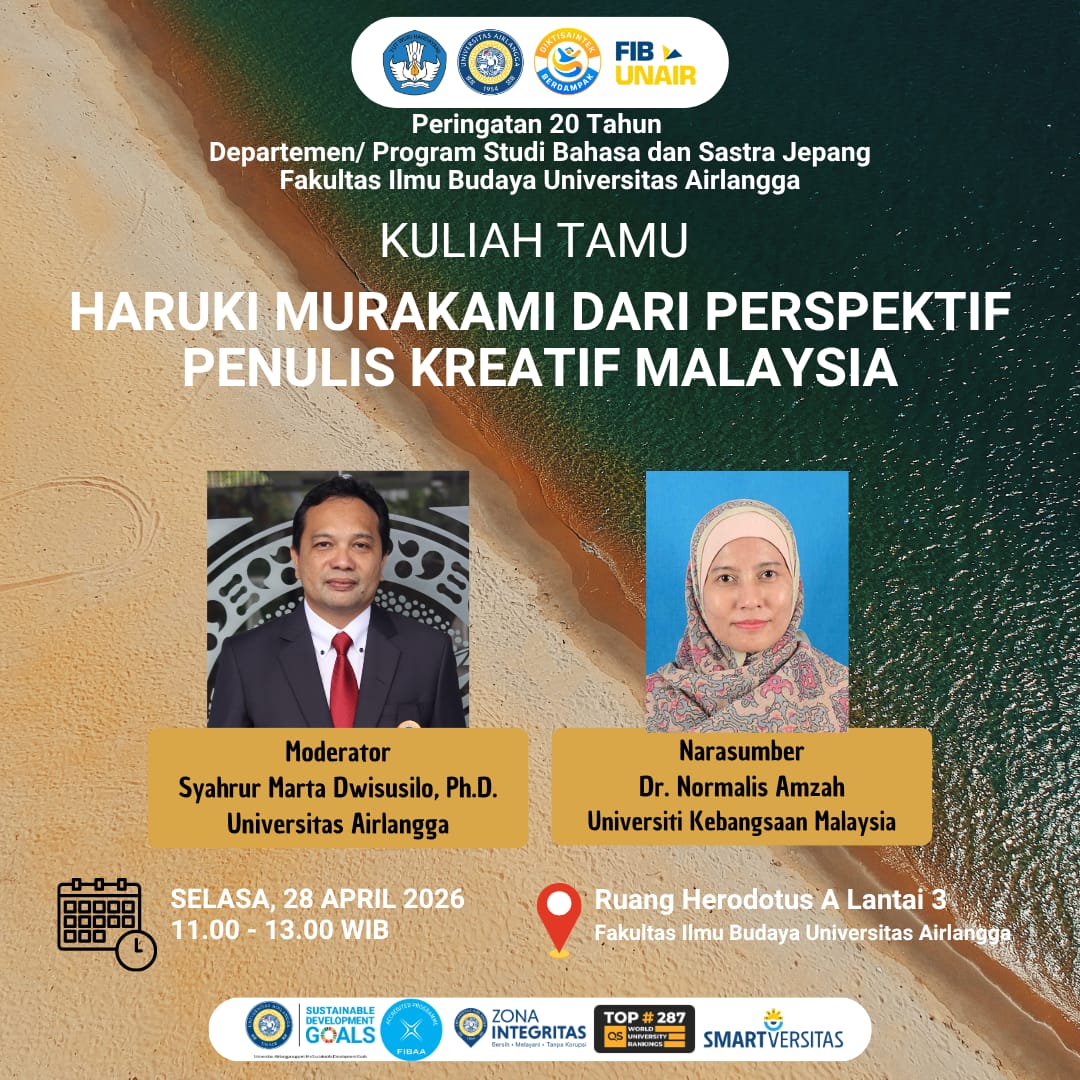 Kuliah Tamu: Haruki Murakami dari Perspektif Penulis Kreatif Malaysia