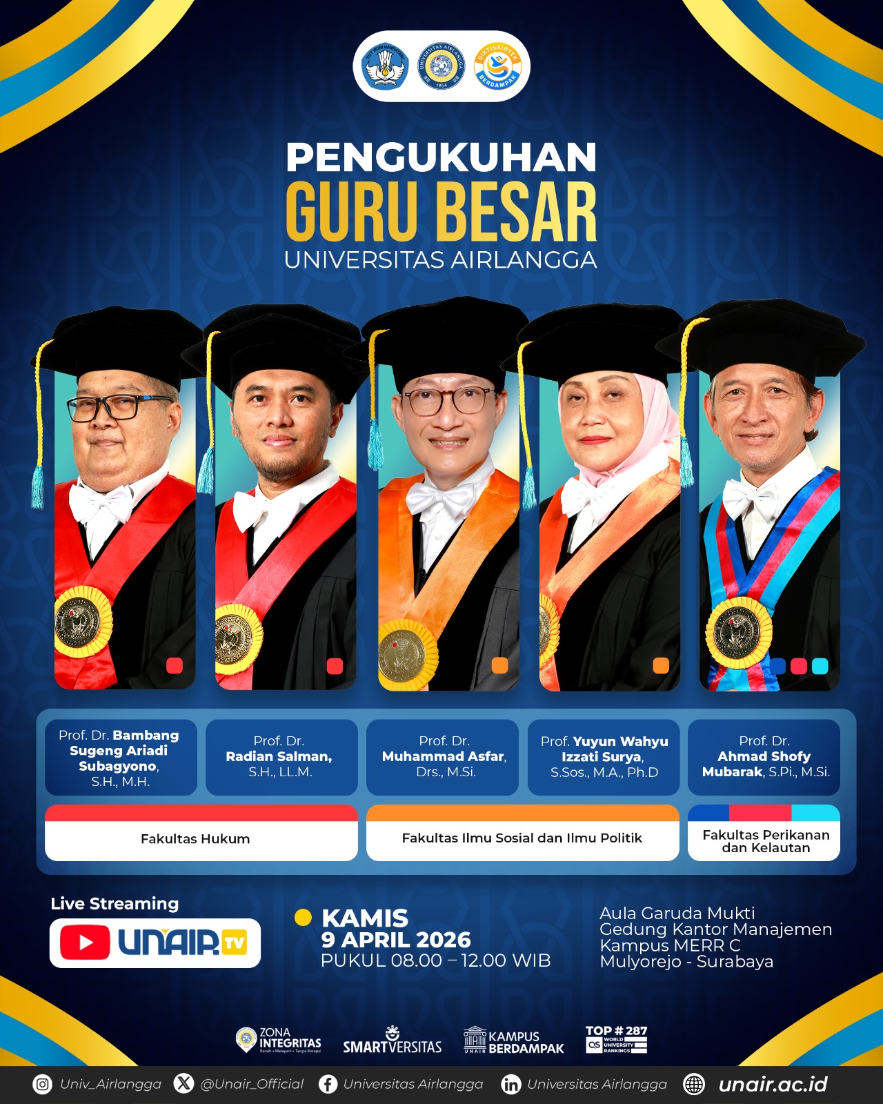 Pengukuhan Guru Besar UNAIR