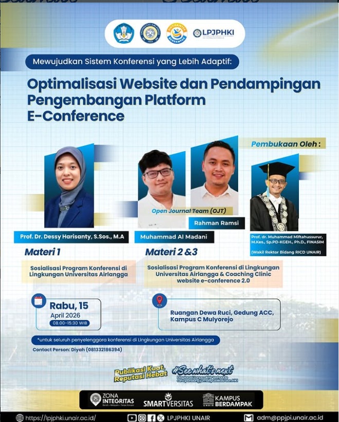Optimalisasi Website dan Pendampingan Pengembangan Platform E-Conference