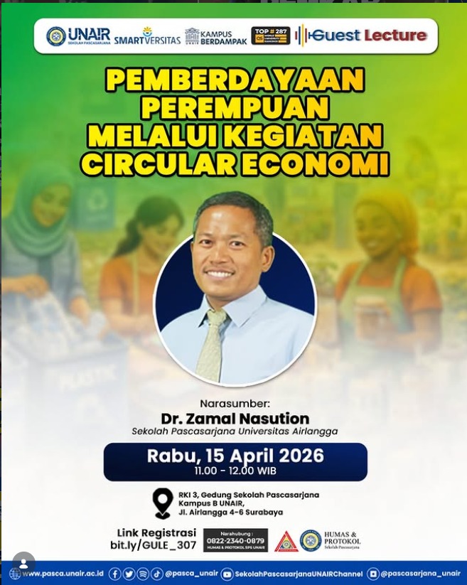 Guest Lecture: Pemberdayaan Perempuan melalui Circular Economy