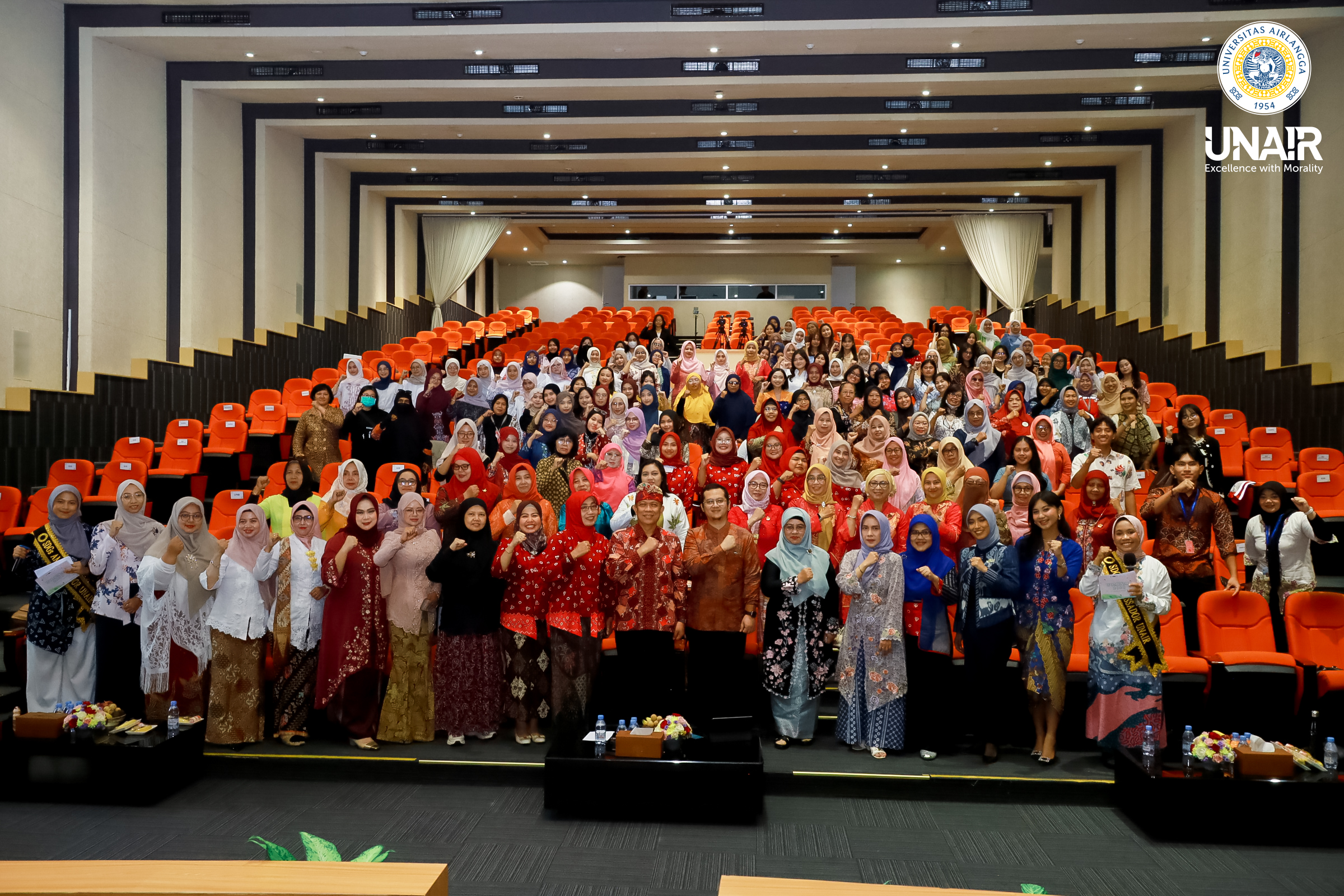 Kegiatan Workshop dan Talkshow WOMENAIR di auditorium Candradimuka, Kampus MERR-C, Sabtu (9/5/2026). (Foto: Debora)