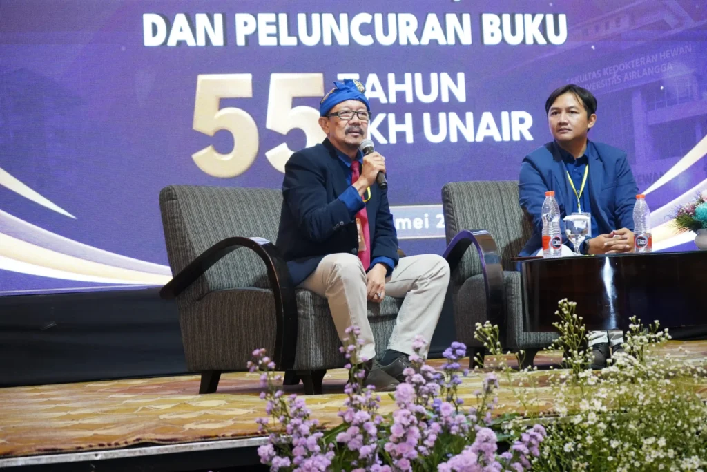 Pemaparan materi oleh Prof. Dr. Suwarno, drh., M.Si. dalam SAGAVET 2026 pada Sabtu (23/05/2026). (Foto: Istimewa)