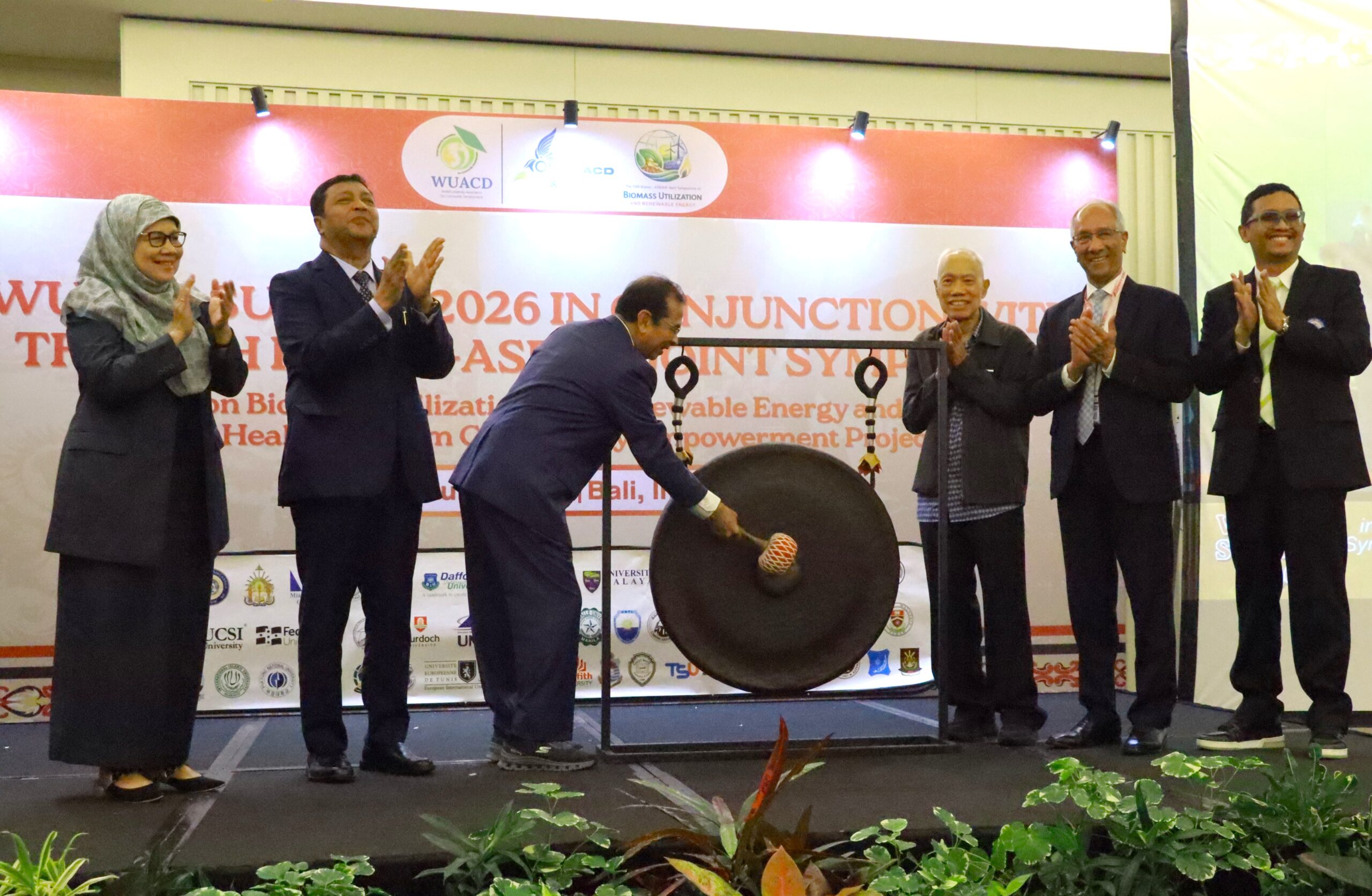 WUACD President and Rector of UNAIR, Prof Dr Muhammad Madyan SE MSi MFin opens WUACD Summit 2026, Sunday (June 21, 2026). (Photo: PHMP UNAIR)