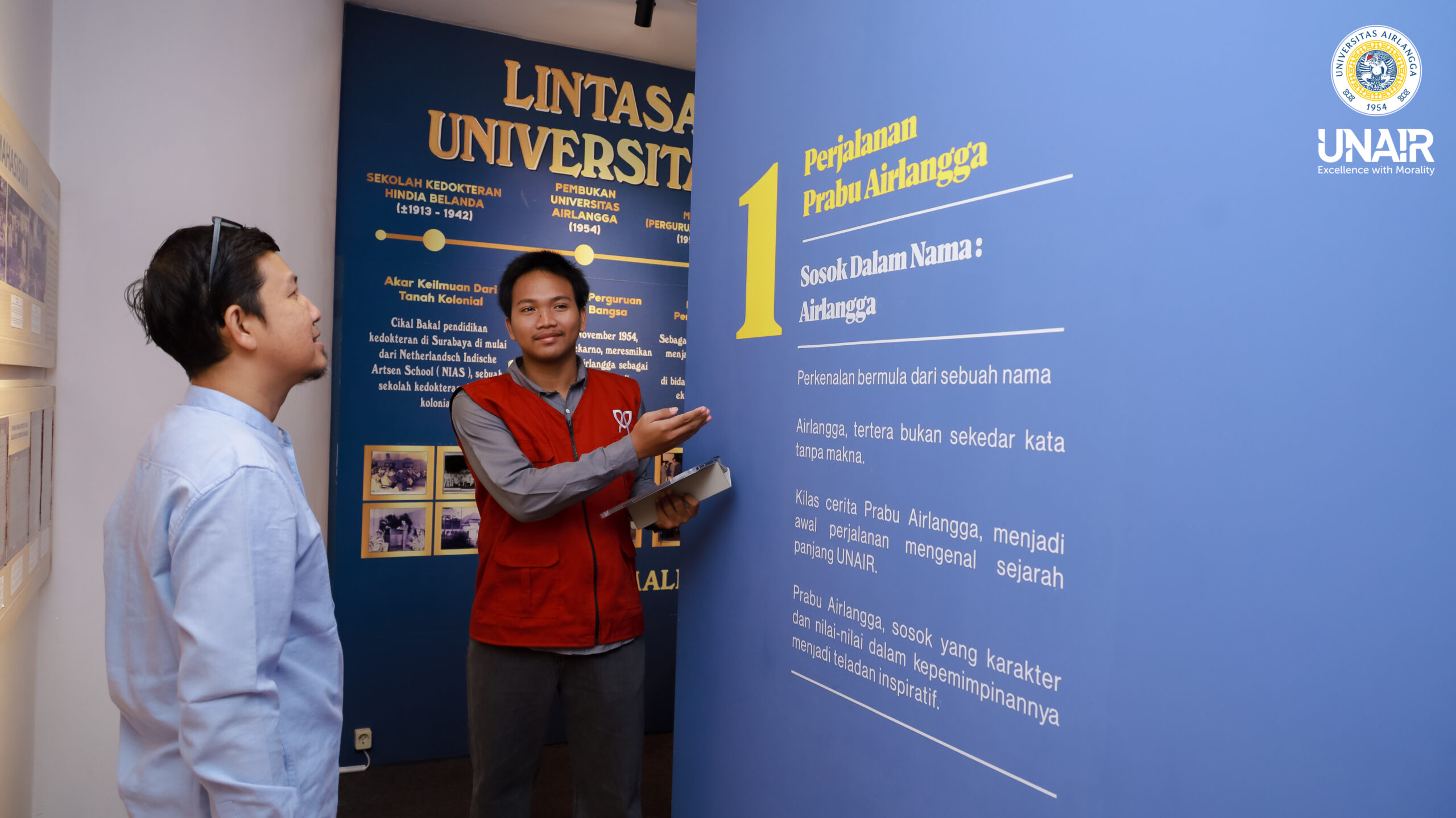 Kuliah Umum Museum Digital UNAIR di ASEEC TOWER, Kampus B-Dharmawangsa UNAIR, Senin (8/8/2026). (Foto: Debora)
