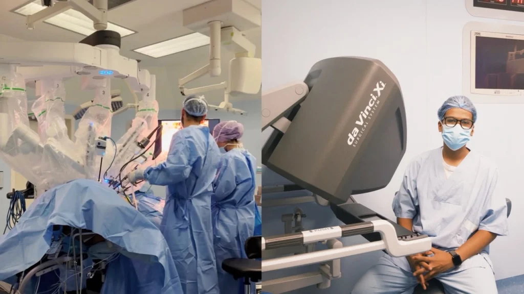 Rizal Rachbini Mahlevi learned about robotic surgical technology in the Department of Urology at Ospedale Borgo Trento, Verona, Italy. (Photo: By courtesy)