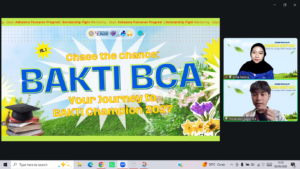 Webinar Schofight Mentoring #2 yang dilaksanakan oleh BEM KM Psikologi UNAIR secara daring pada Minggu (6/9/2026) melalui aplikasi Zoom Meetings. (Foto: Niken Dara Fesya).