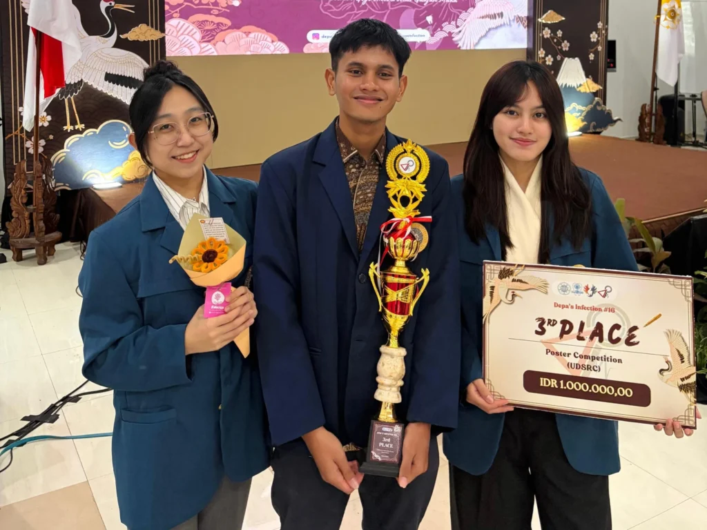 Tim Manjah berhasil meraih Juara 3 Scientific Poster Competition di Universitas Gadjah Mada (UGM). (Foto: dok. Tim Manjah)