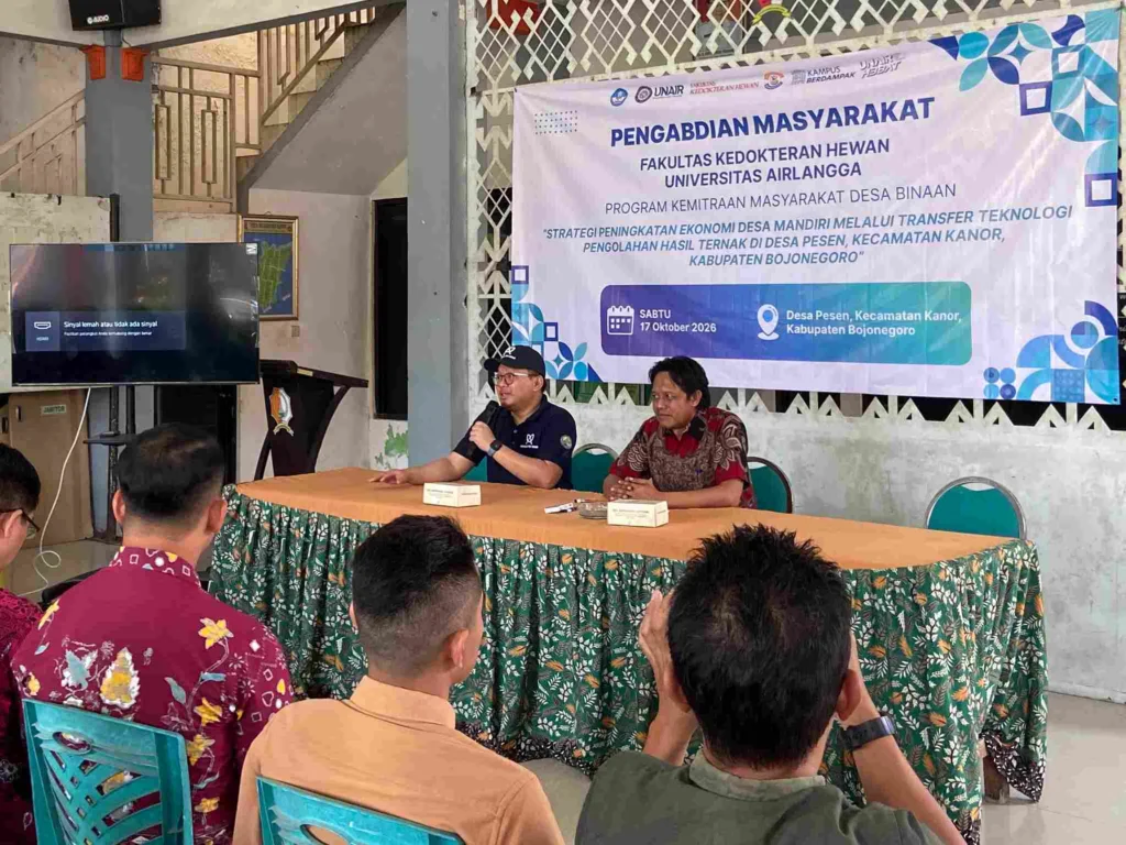 Dorong Kemandirian Peternak Bebek, FKH UNAIR Perkuat Desa Binaan di Pesen Bojonegoro