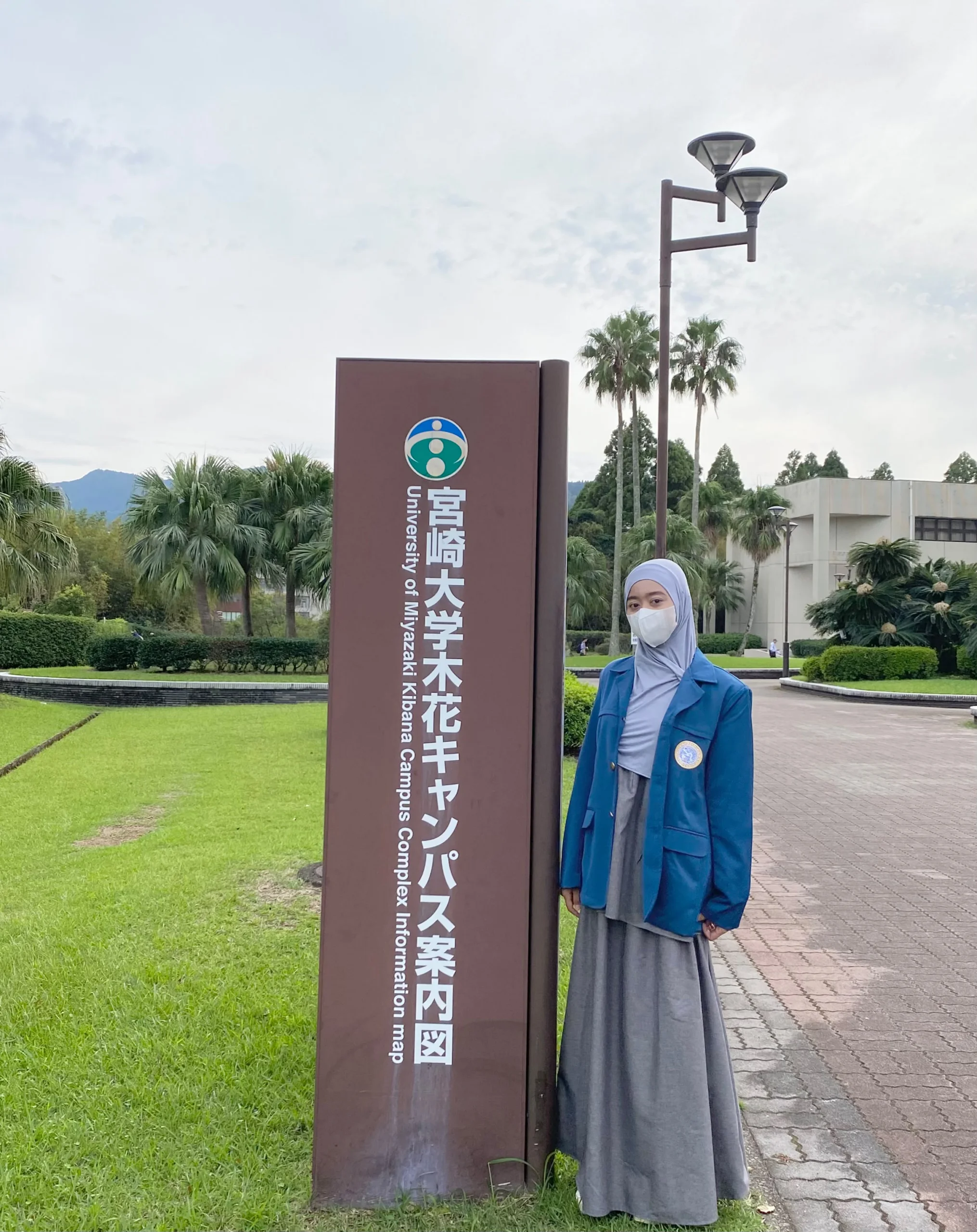 Foto Namira yang sedang menjalani exchange di University of Miyazaki, Jepang. (Foto: Istimewa).