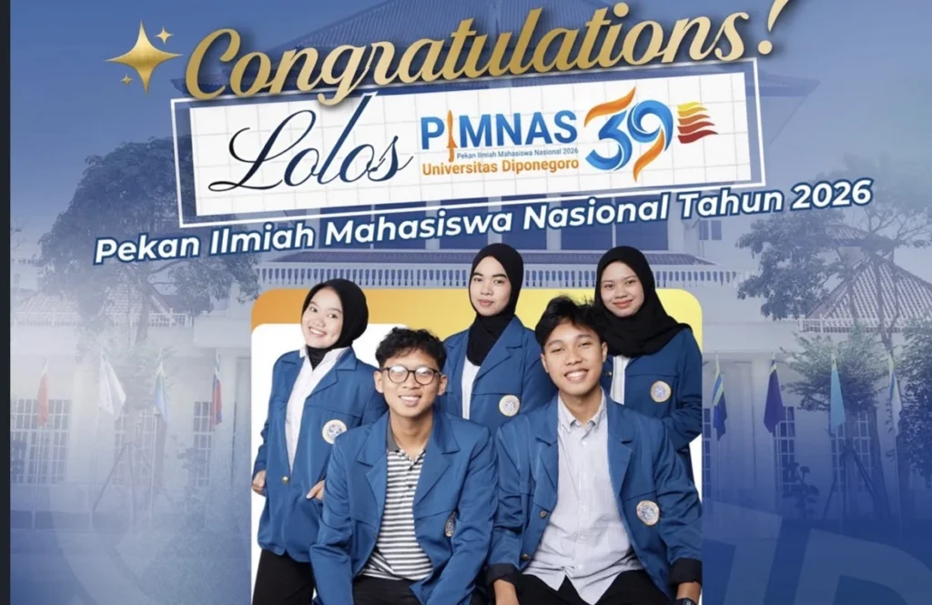 Tim Thymoeugennano berhasil lolos ke Pekan Ilmiah Mahasiswa Nasional (PIMNAS) melalui inovasi Nano-Film Forming Spray untuk penanganan luka terinfeksi MRSA. (Dok. Ditmawa Universitas Airlangga)