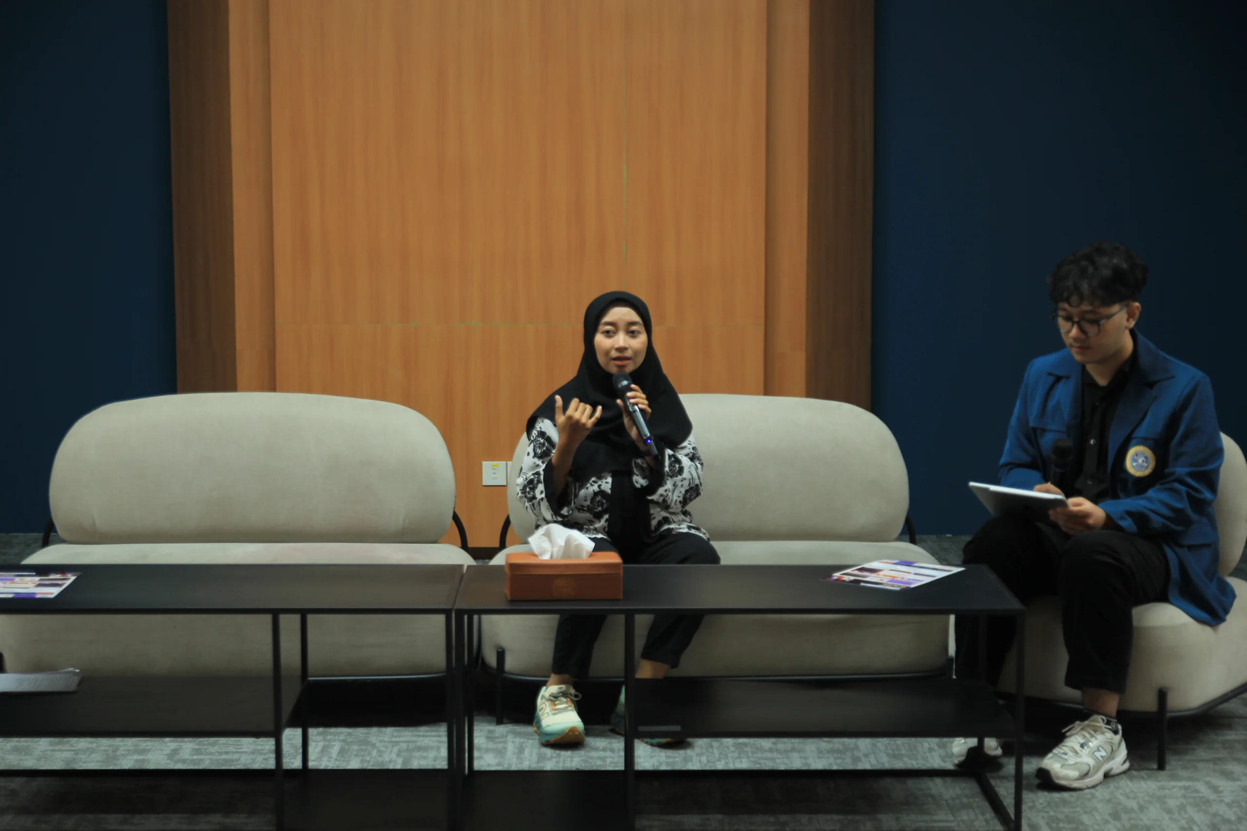 Dr Sukma Rahastri Kanthi SPsi MPsi Psikolog menyampaikan materi dari ranah psikologis. (Foto: Istimewa).