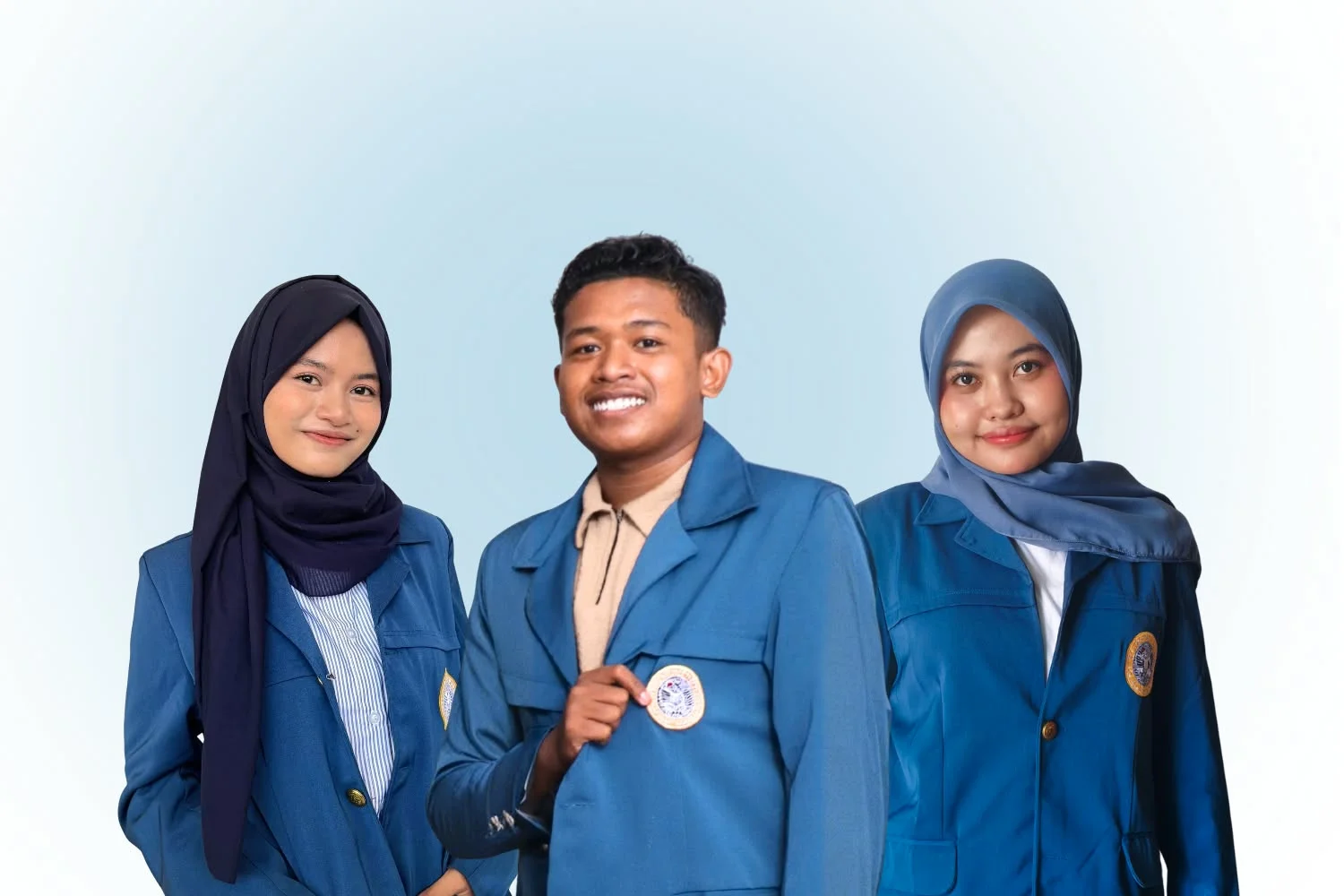 Foto tim mahasiswa Fakultas Sains dan Teknologi (FST) Universitas Airlangga (UNAIR) yang terdiri dari Rifki Fadhilatil Aqli, Frista Ayu Ananta, dan Salsabila Safira Hasanah (foto: Tim)